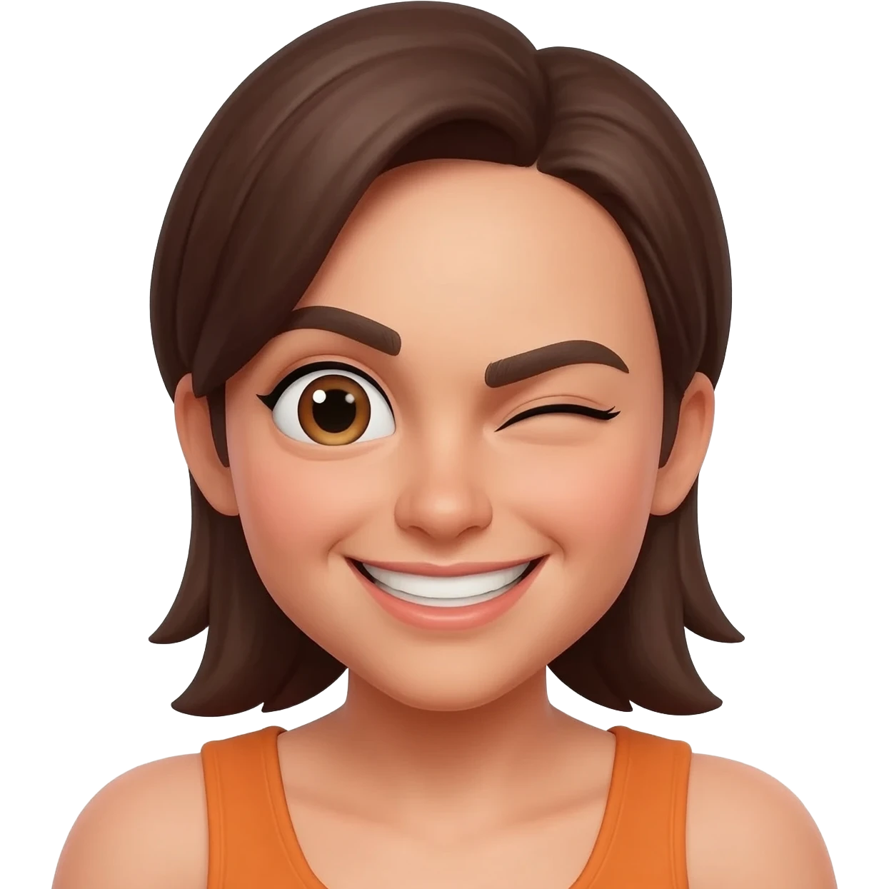 Quiero un emoji coquete que use siempre y que me encante emoji