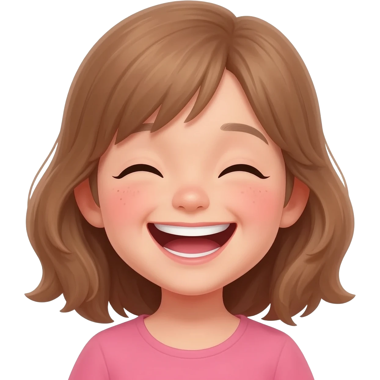 بنت تضحك emoji