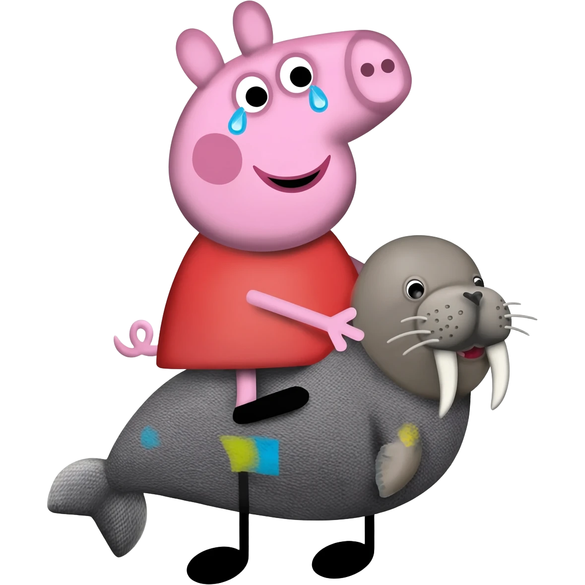 Just take that the Peppa Pig body details tears Wright Street realistic fabric turns into walrus ride Tunes and marks emoji