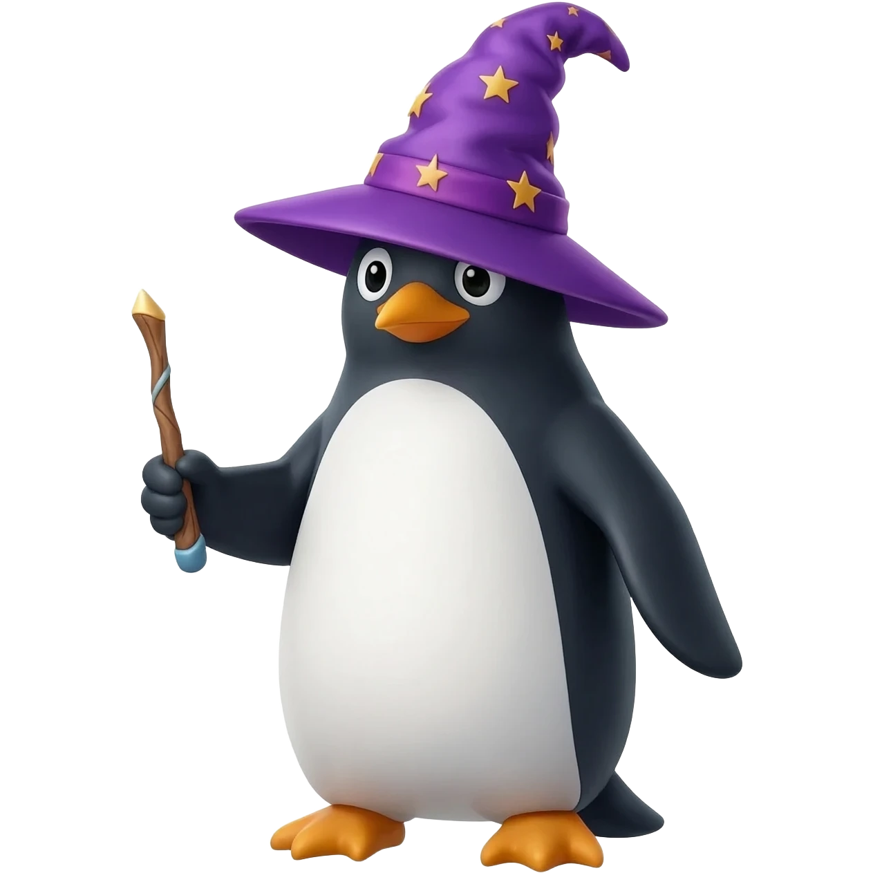 Penguin Wizard emoji