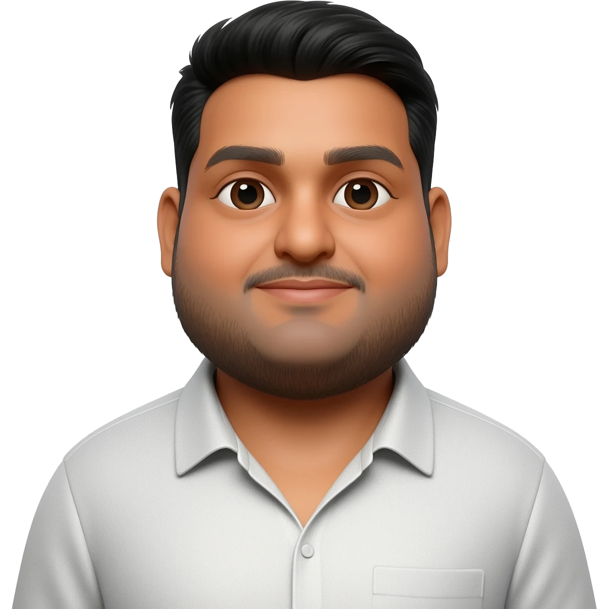 Obese Indian man emoji