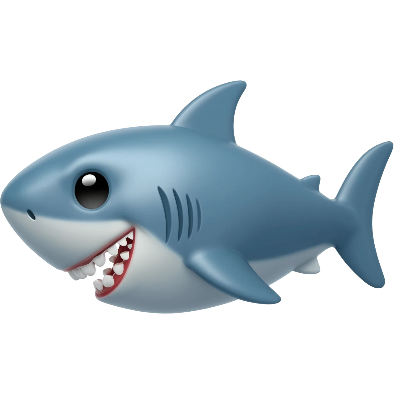 Baby shark with teeth emoji