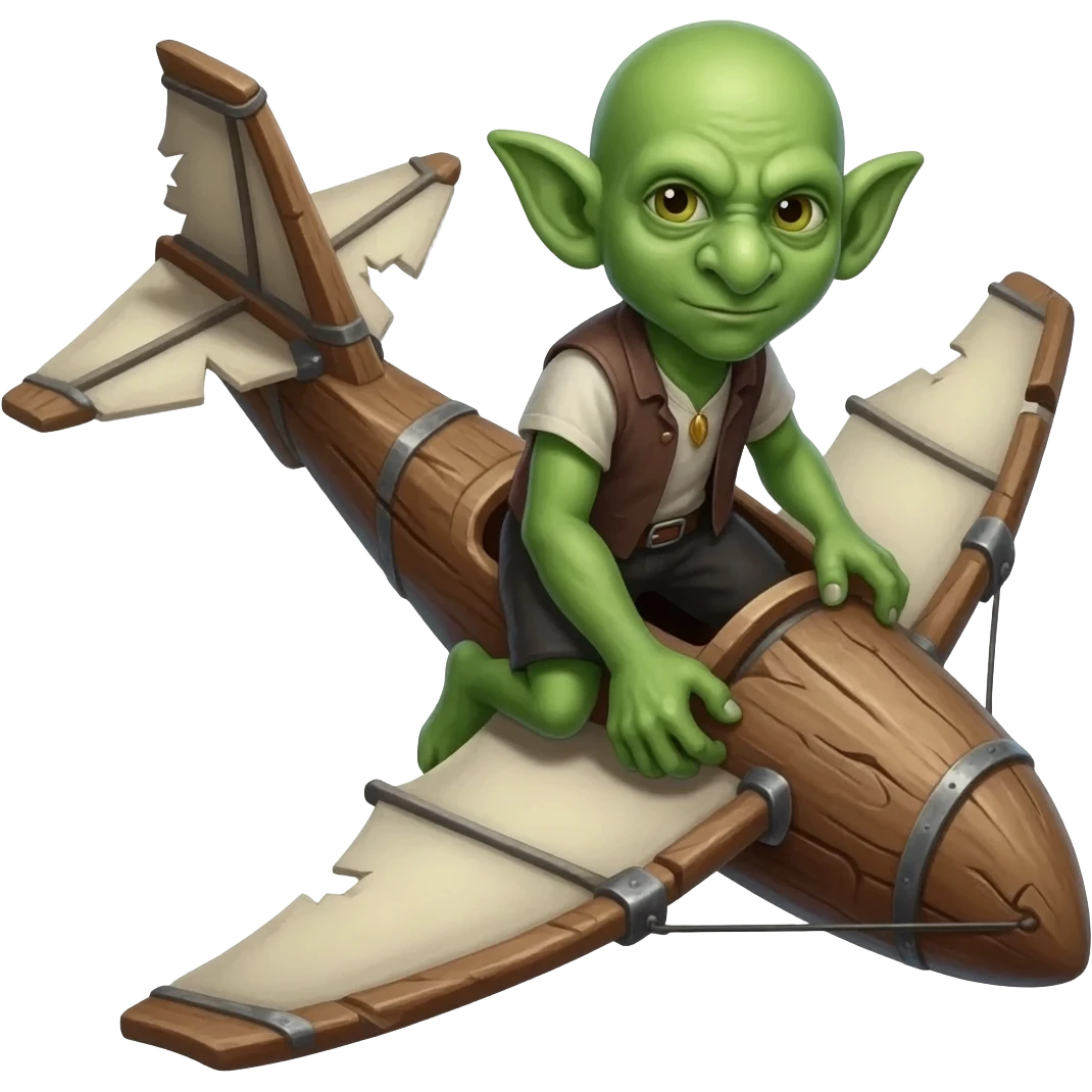 goblin on a glider emoji