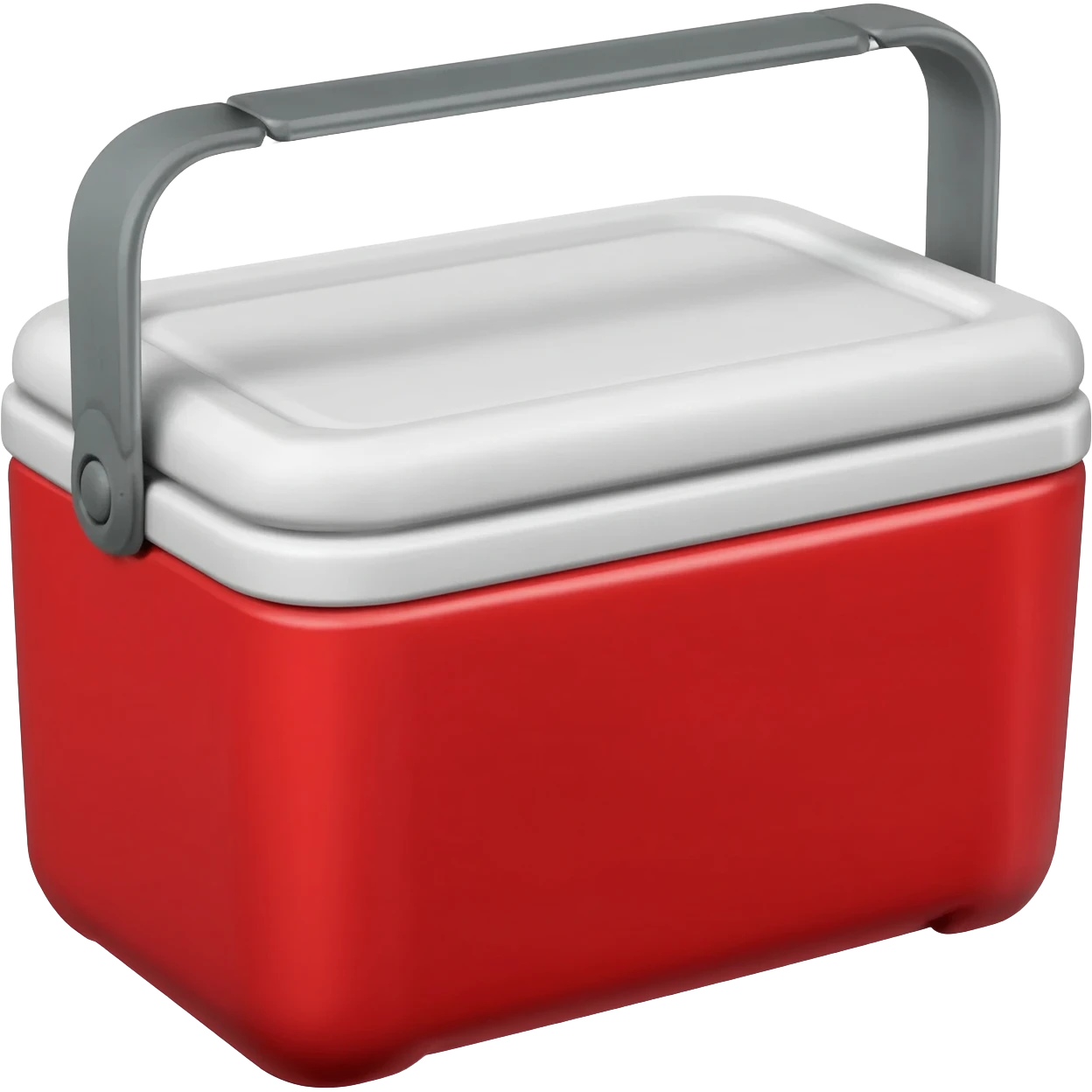 red and white cooler emoji