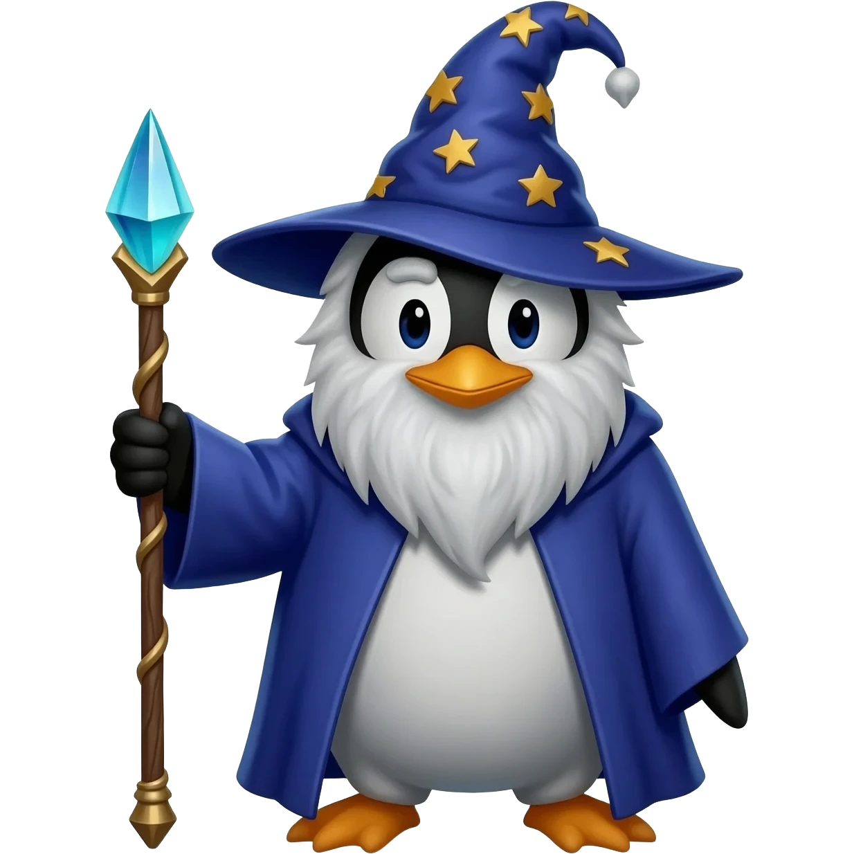 Penguin Wizard emoji