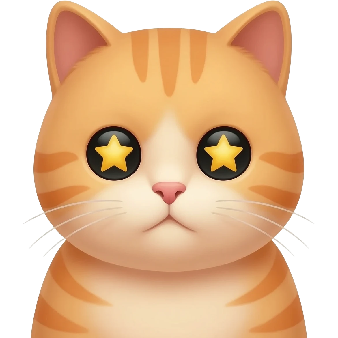 voglio con gatto con gli occhi a stella emoji