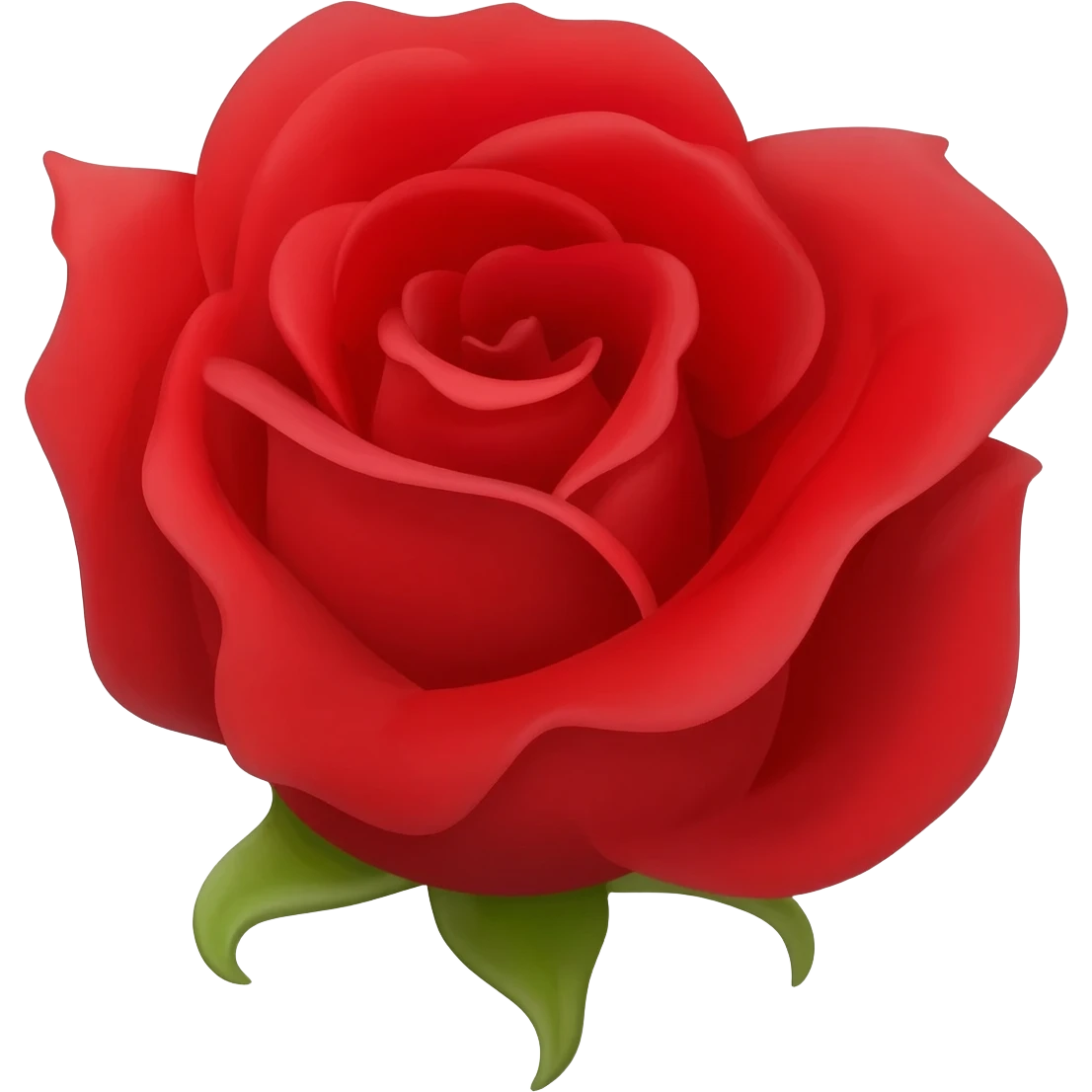 Une rose rouge emoji