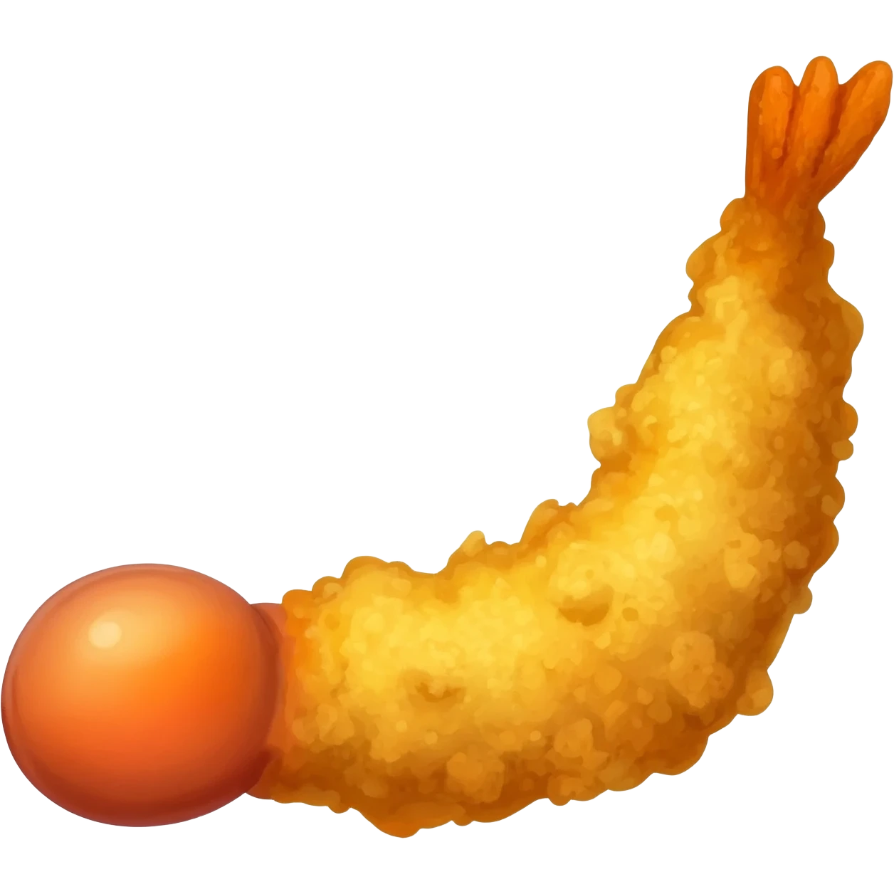 Penis that looks like tempura emoji