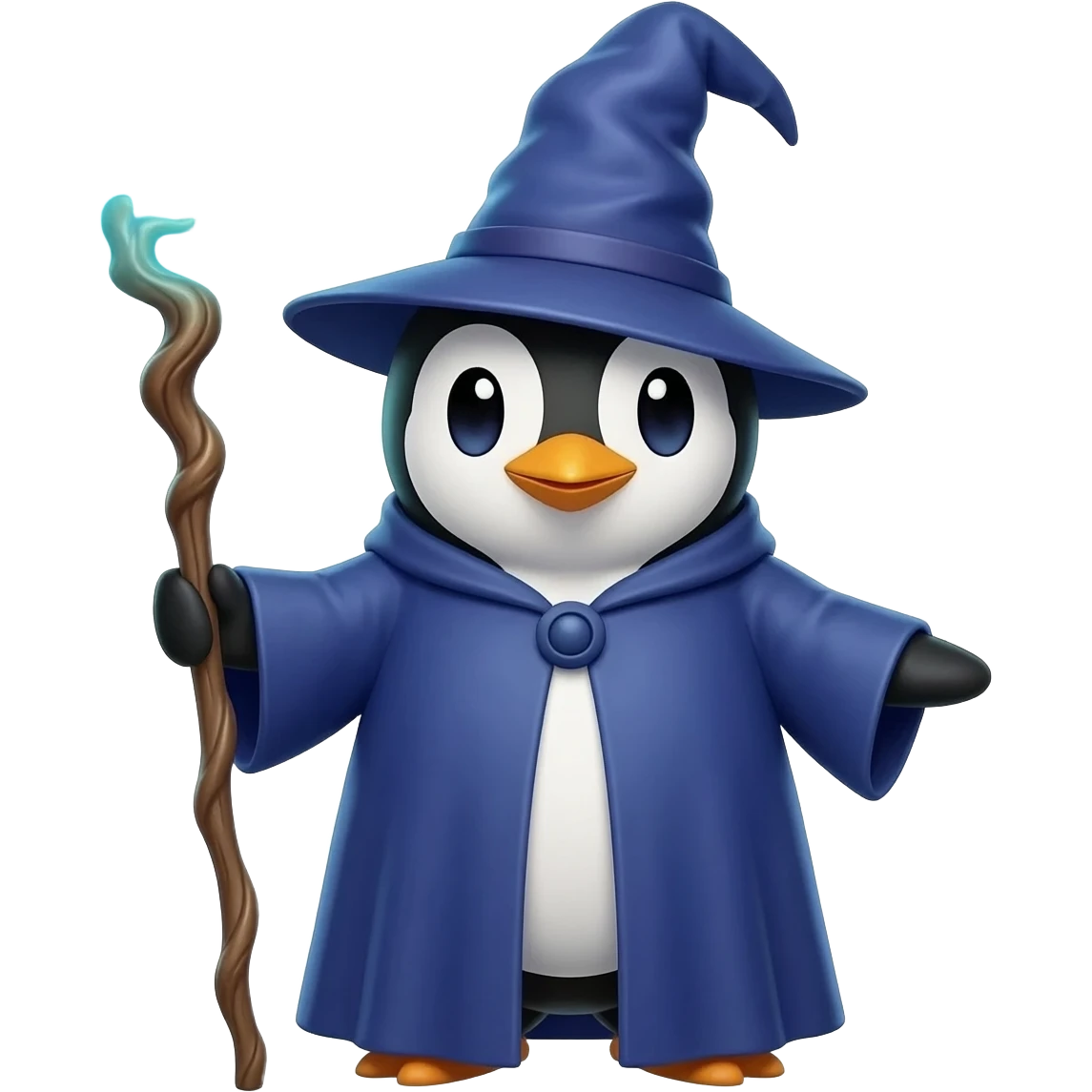 Penguin Wizard emoji