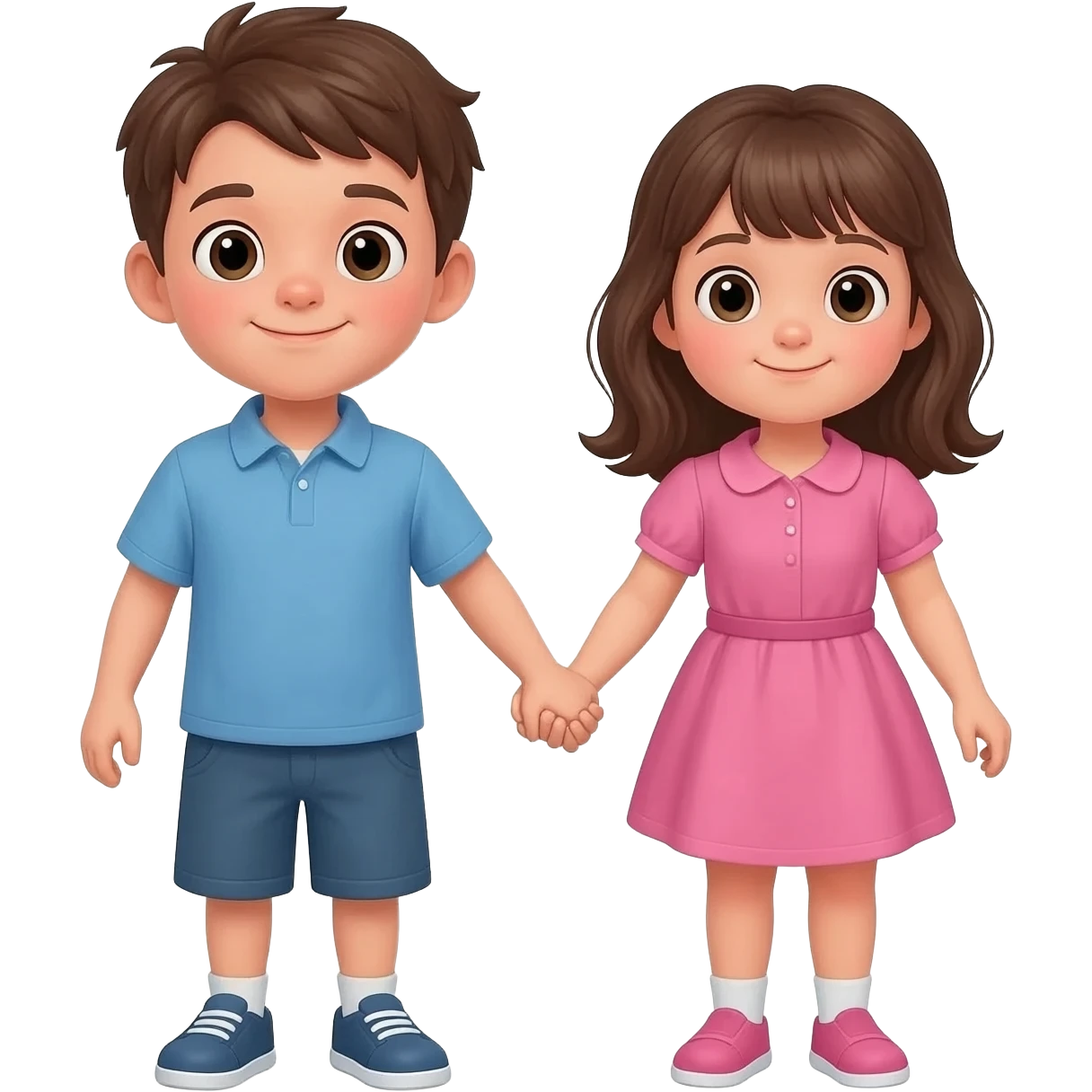 Парень и девушка держащиеся за руку emoji