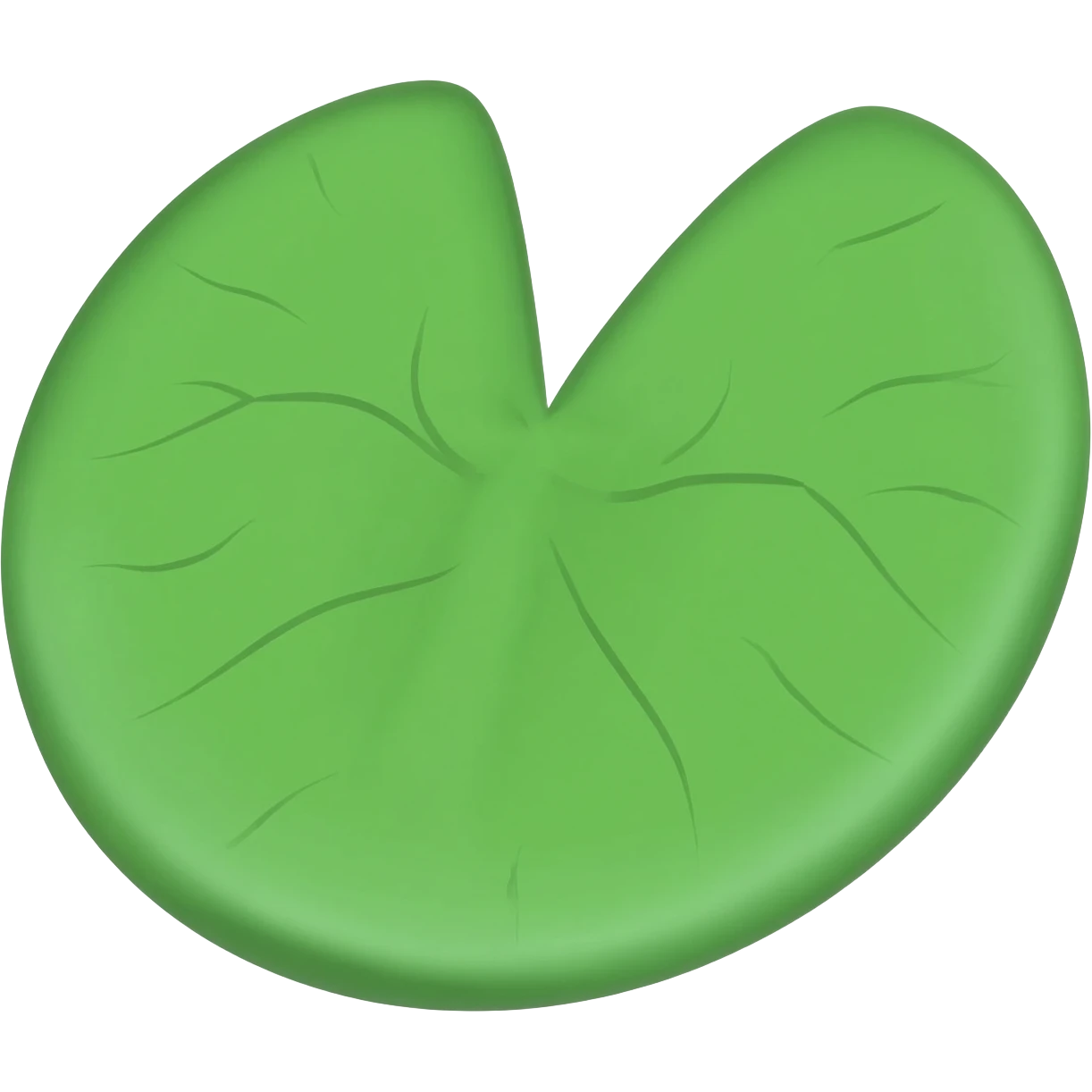Lilypad with no flowers emoji