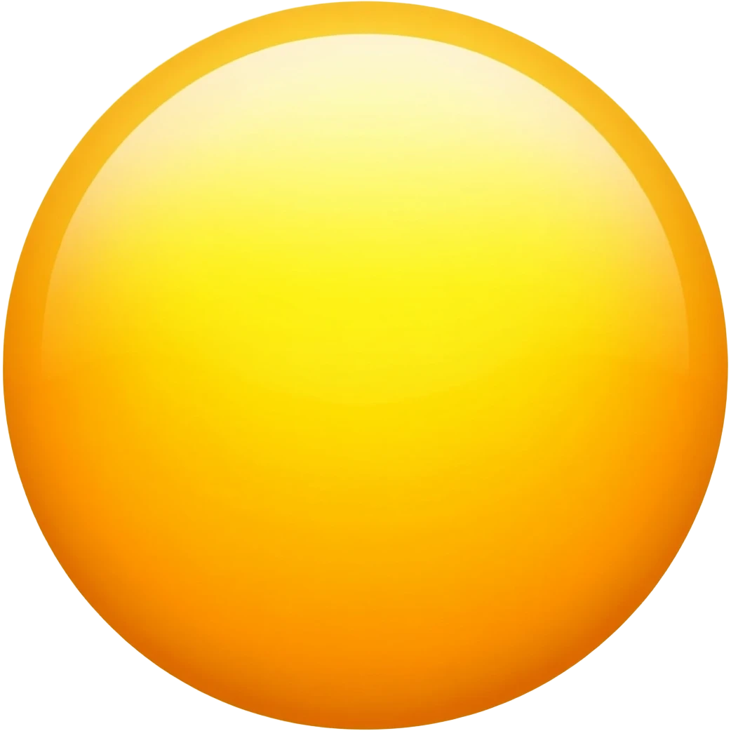 Glowing sun emoji