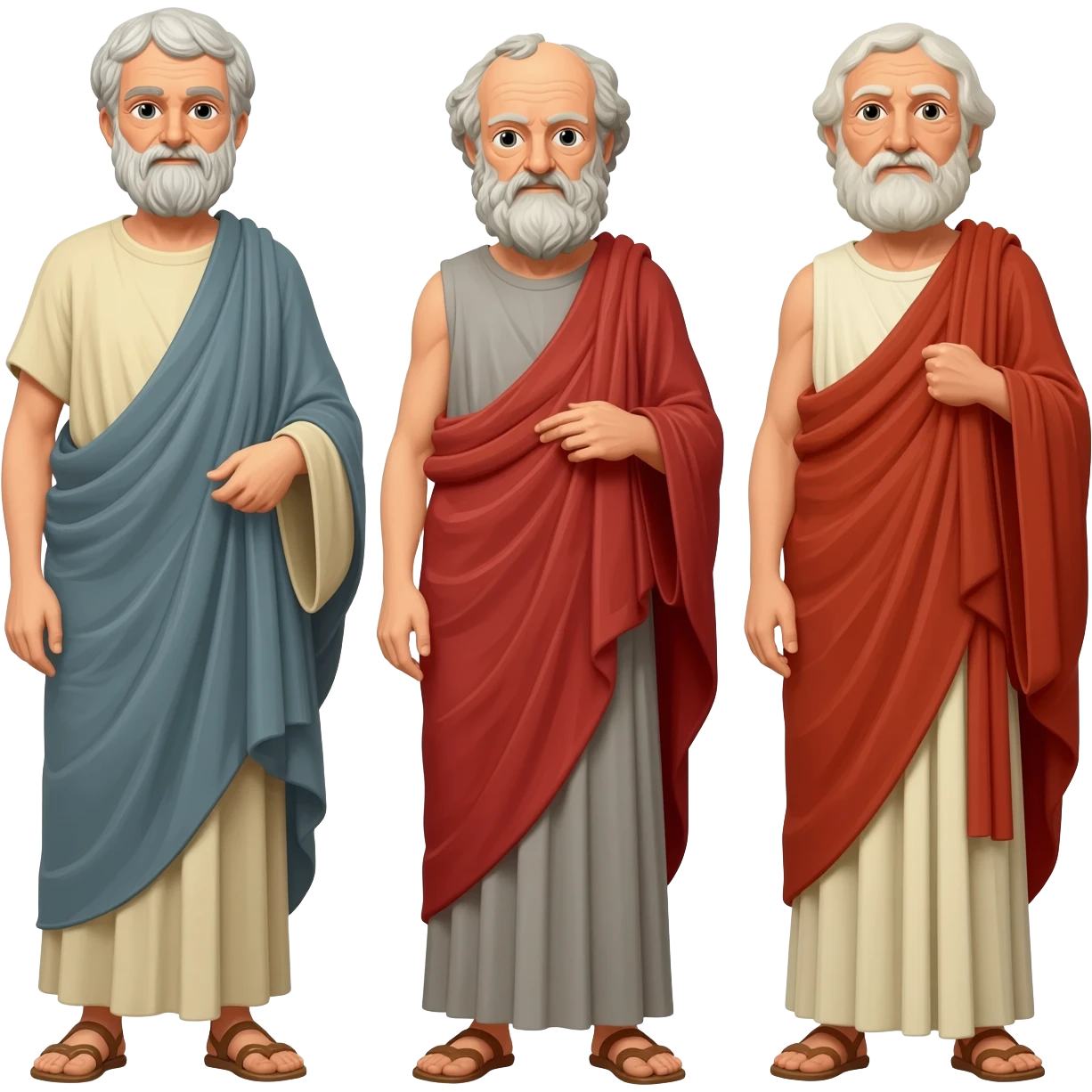 plato socrates aristotle emoji
