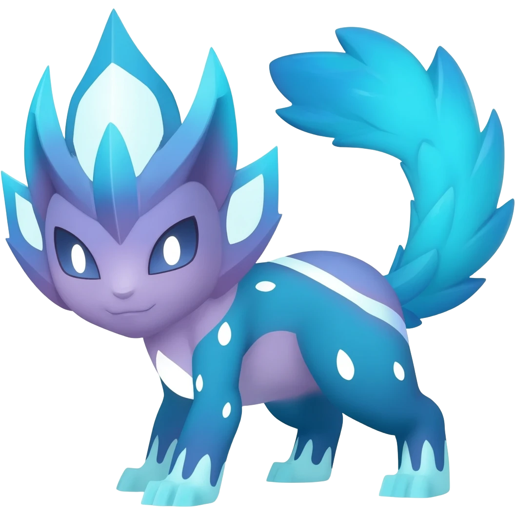 Elemental Aurorus-Amaura-Auroras-Pokémon-Fakémon-creature emoji