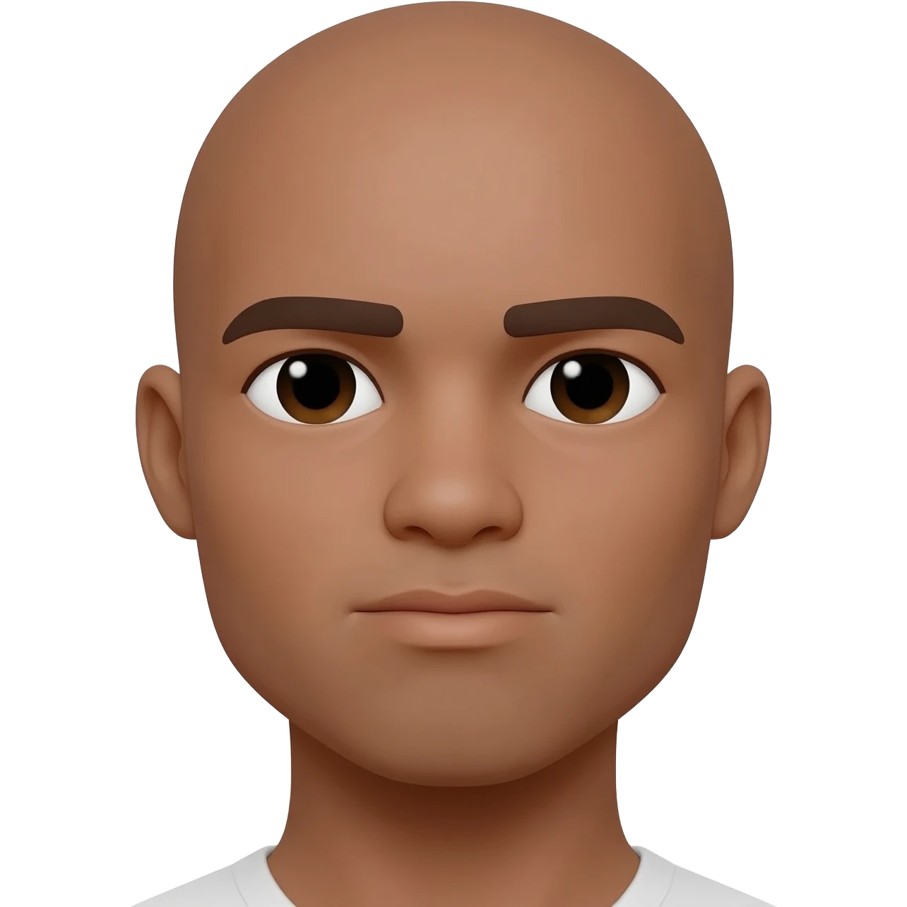 pensive face in chalk style emoji