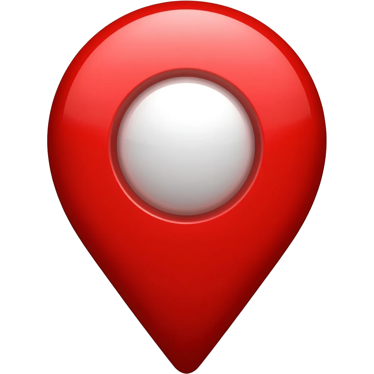 red GPS location pin marker emoji