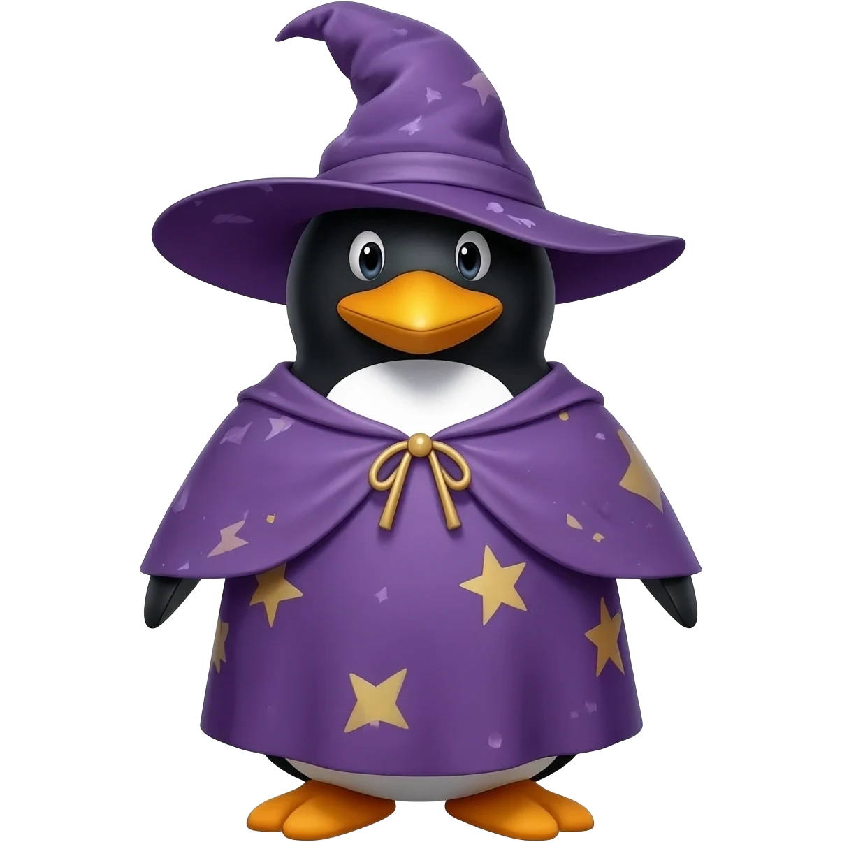 Penguin Wizard emoji
