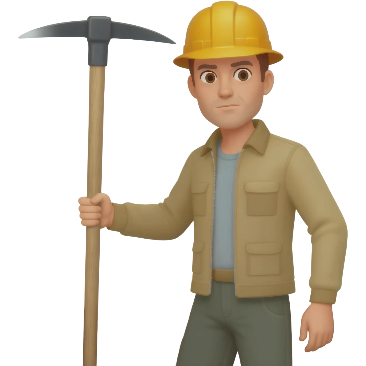 archaeologist with mattock emoji