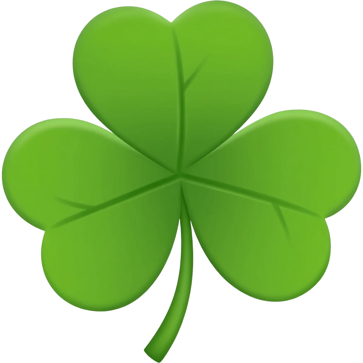 14. lucky clover floating emoji