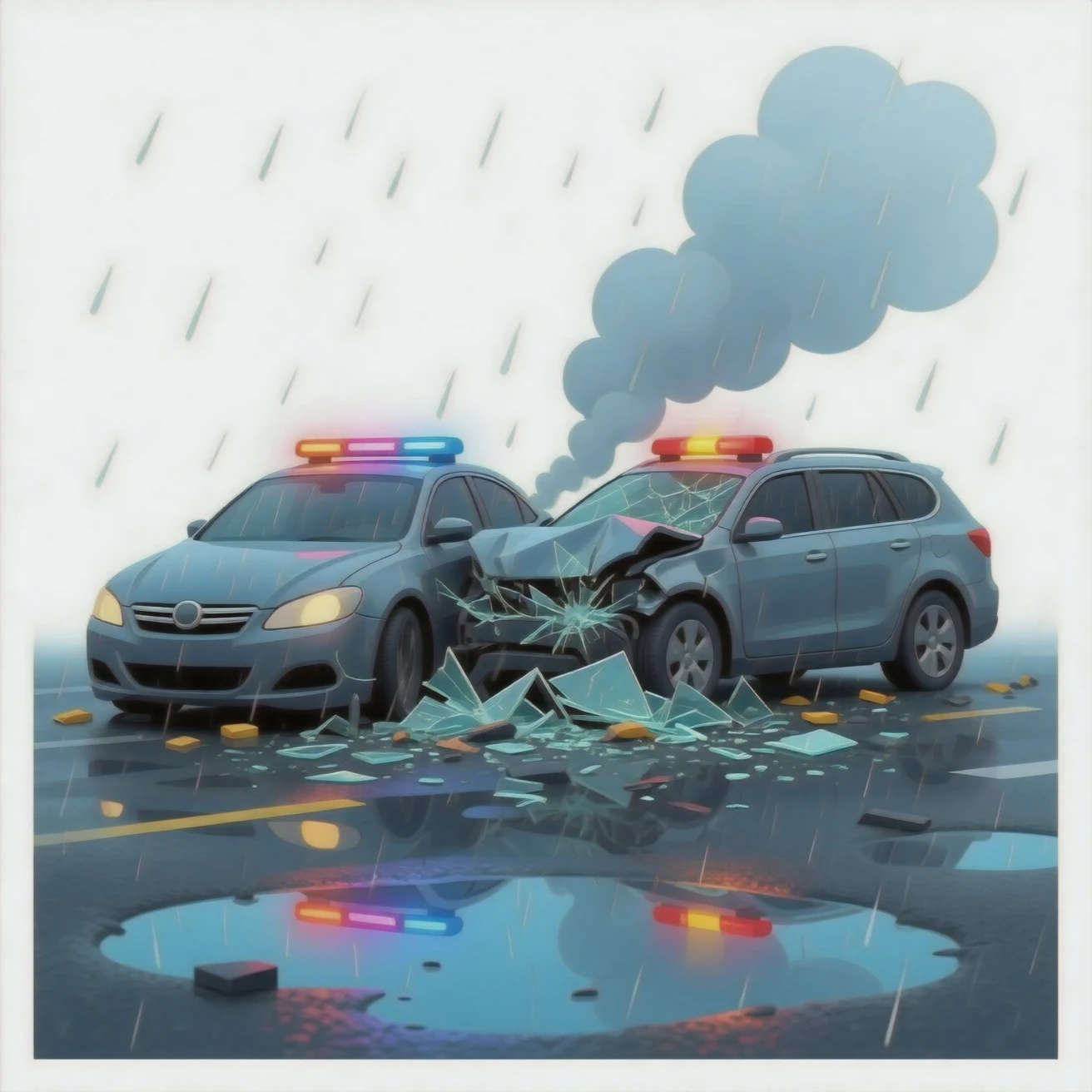 Accident de voiture emoji