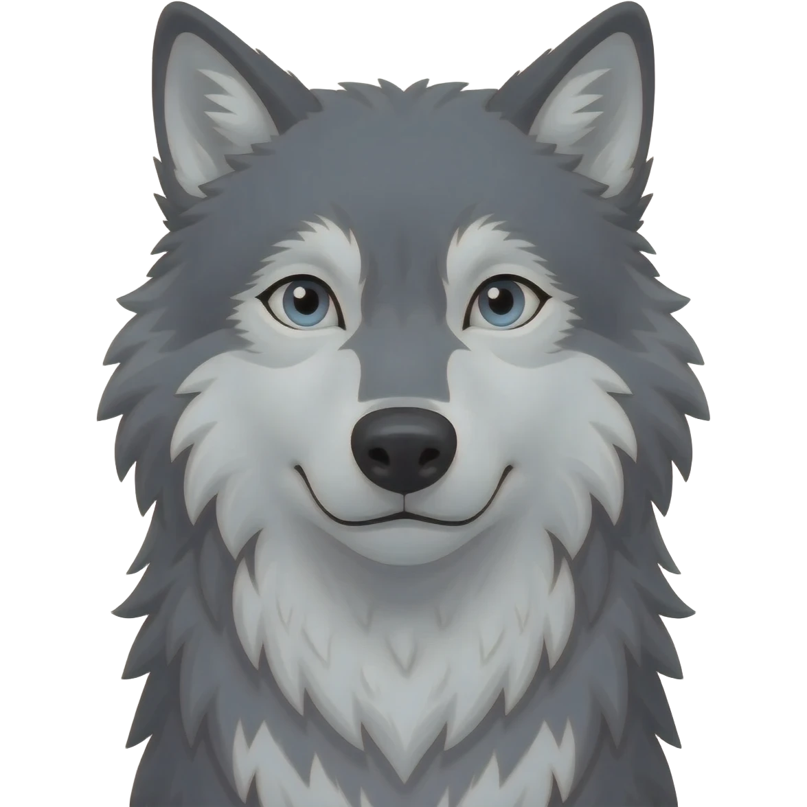 Boy wolf cut long hair style emoji emoji