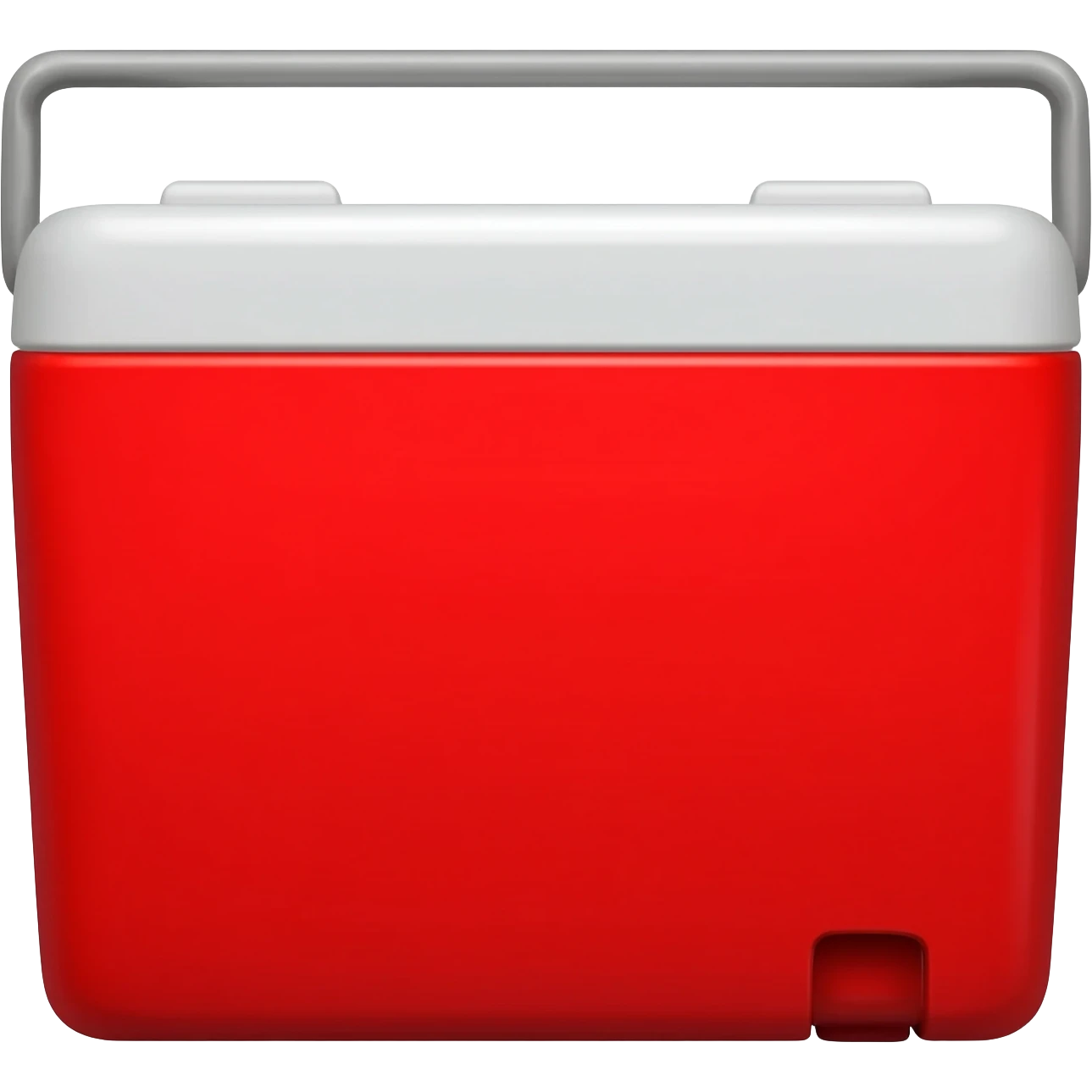 red and white cooler emoji