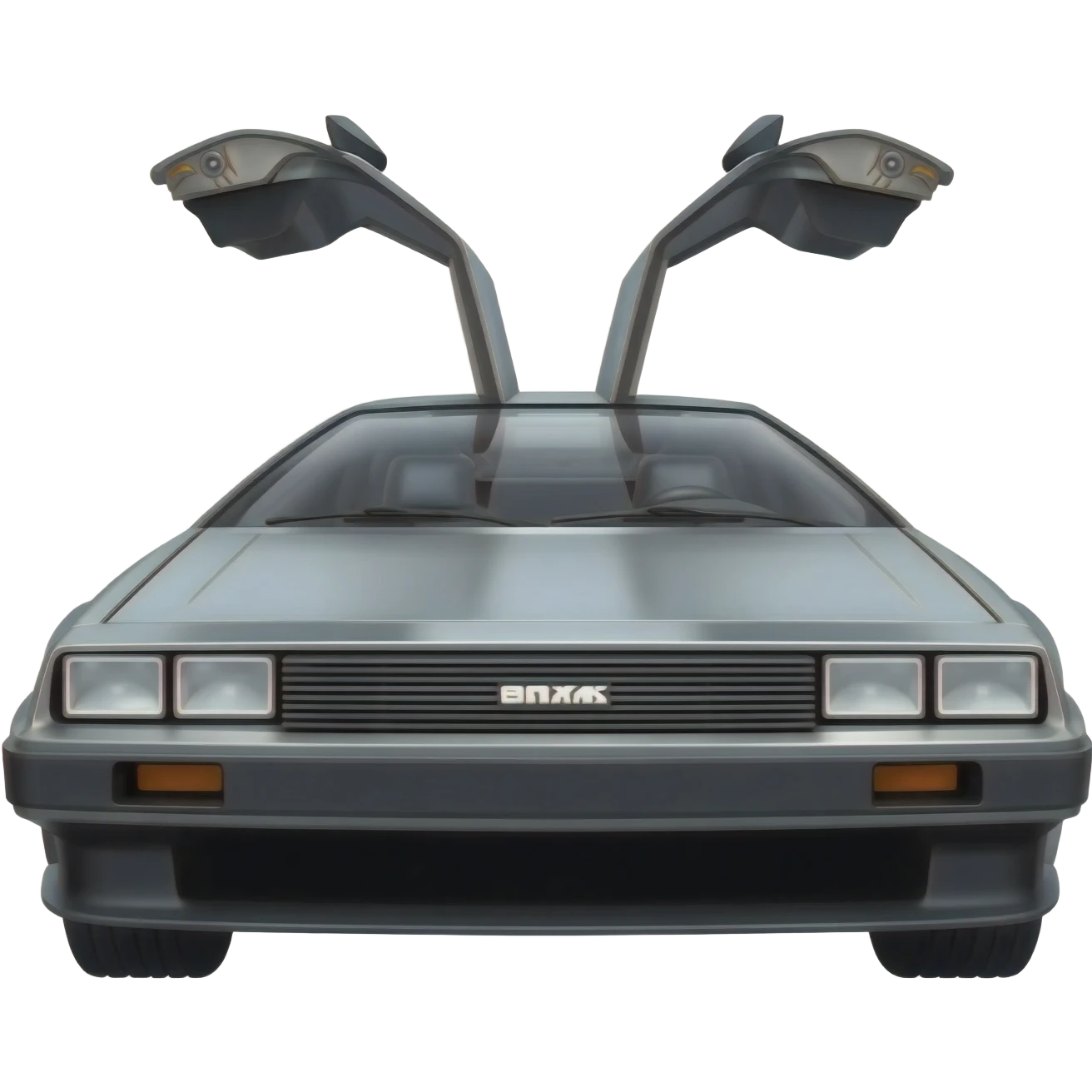 DeLorean Time Machine from Back to the Future emoji