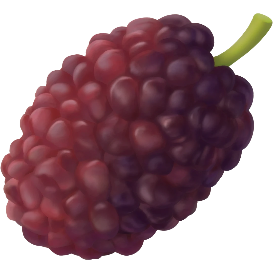 Single Mulberry emoji