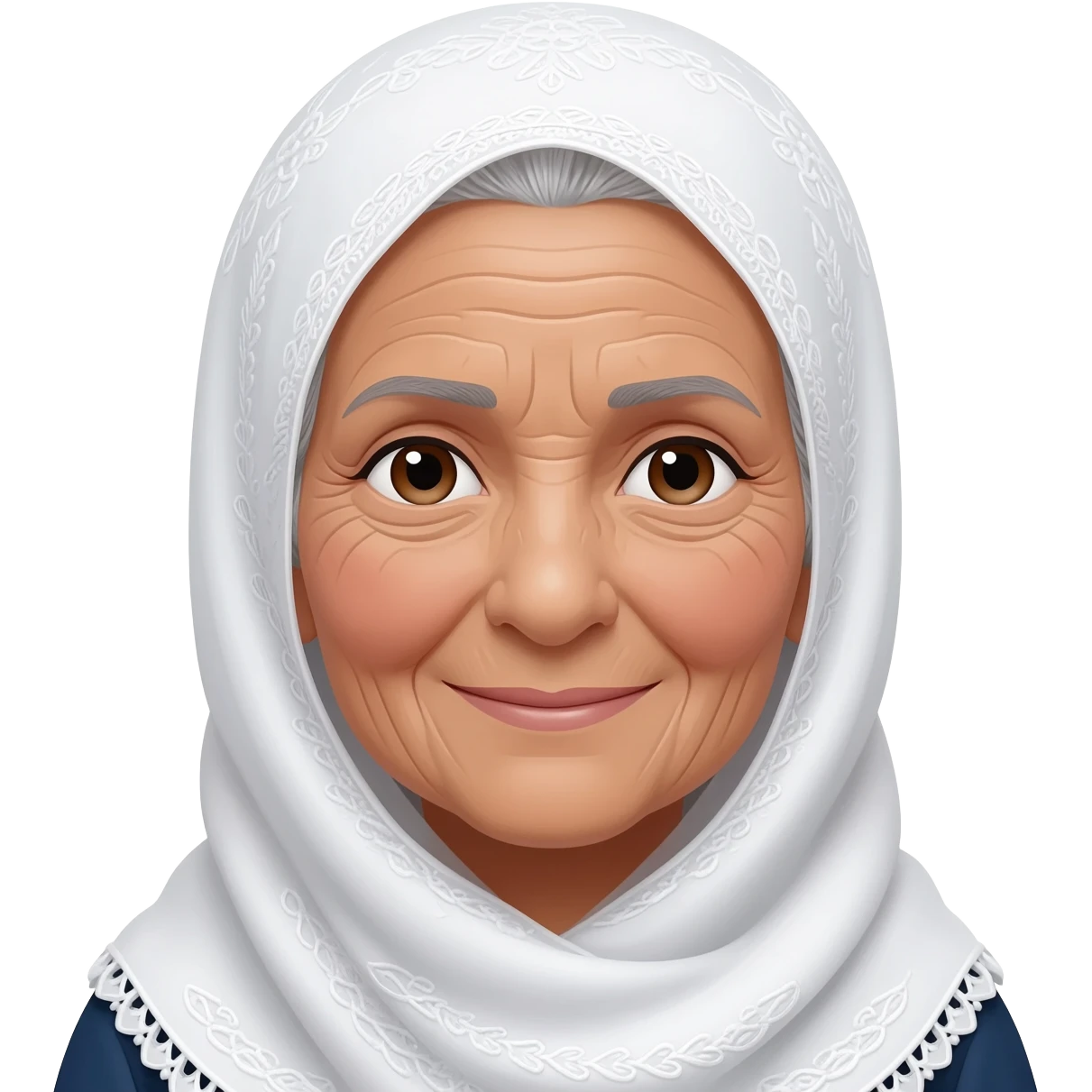 grand mére agée marocaine voilée emoji