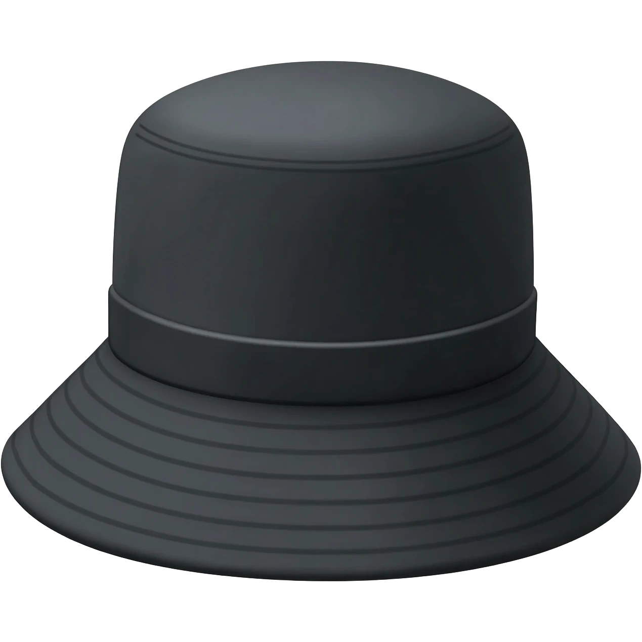 bucket hat preto emoji