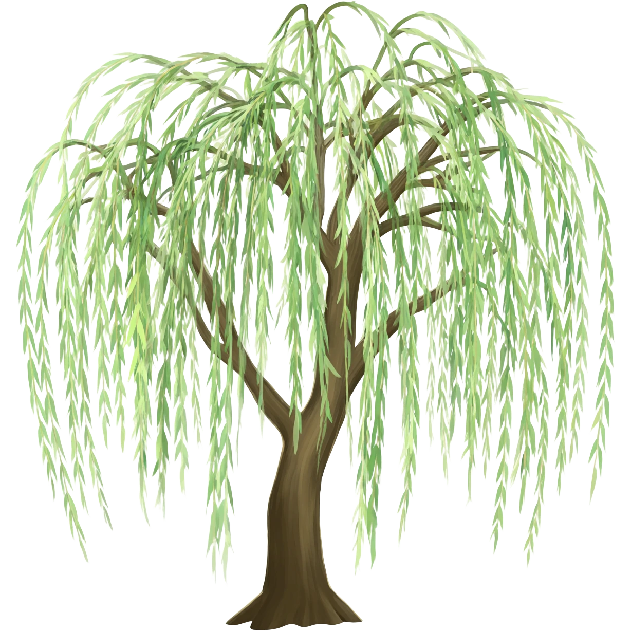 Japanese willow emoji