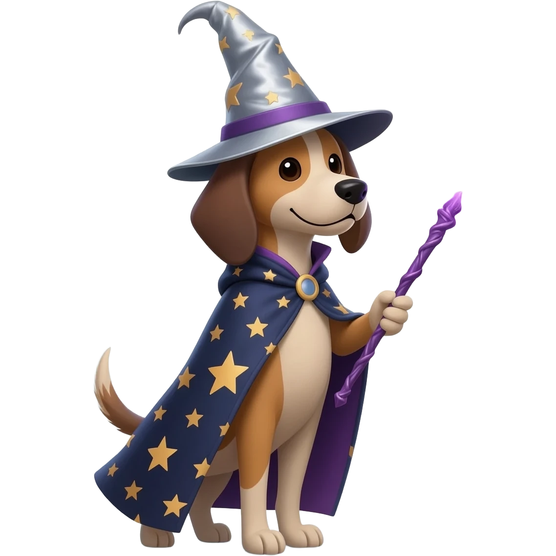 Dog wizard emoji