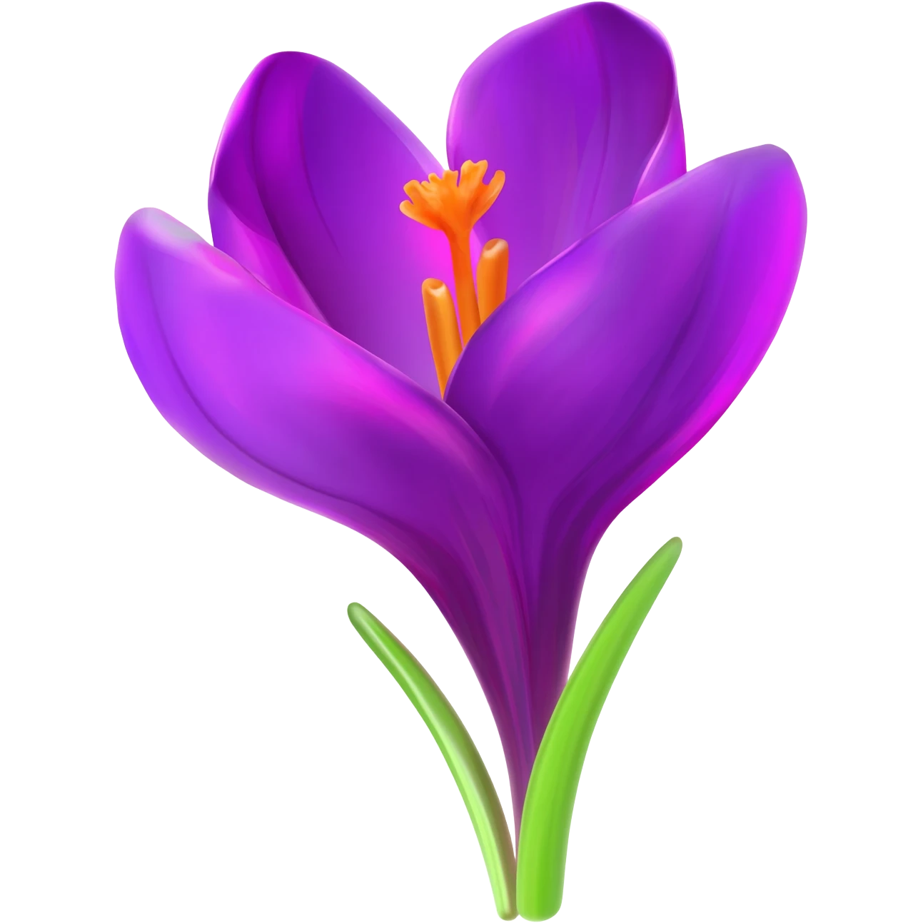 flower crocus emoji
