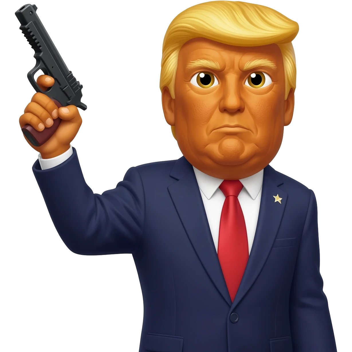 Obama killing trump emoji