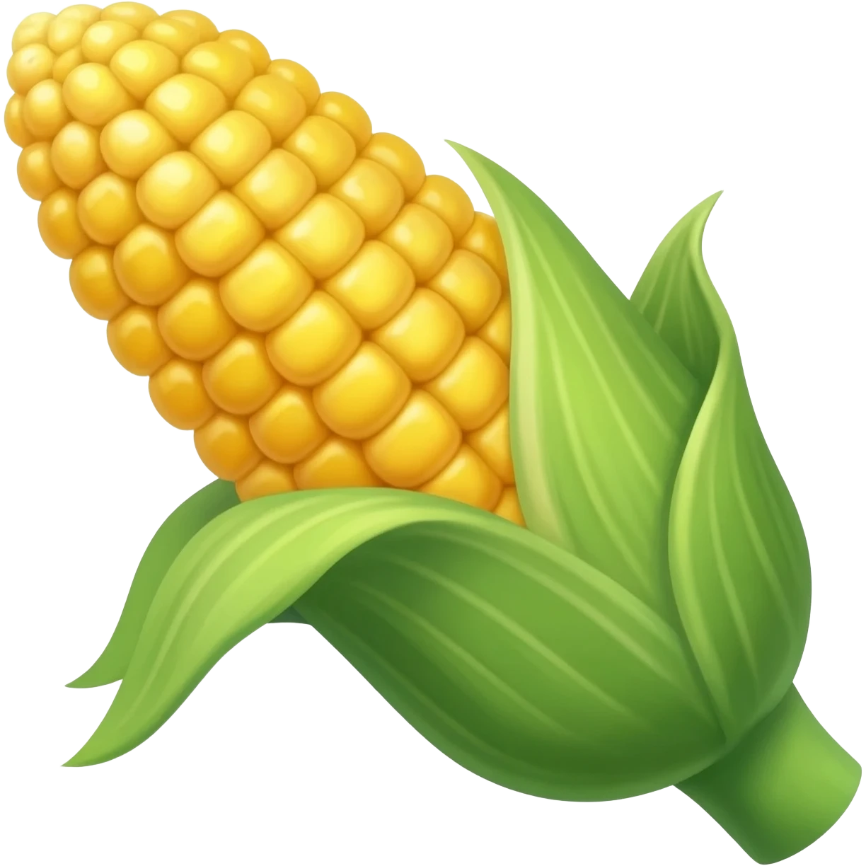 Corn holding cornball emoji