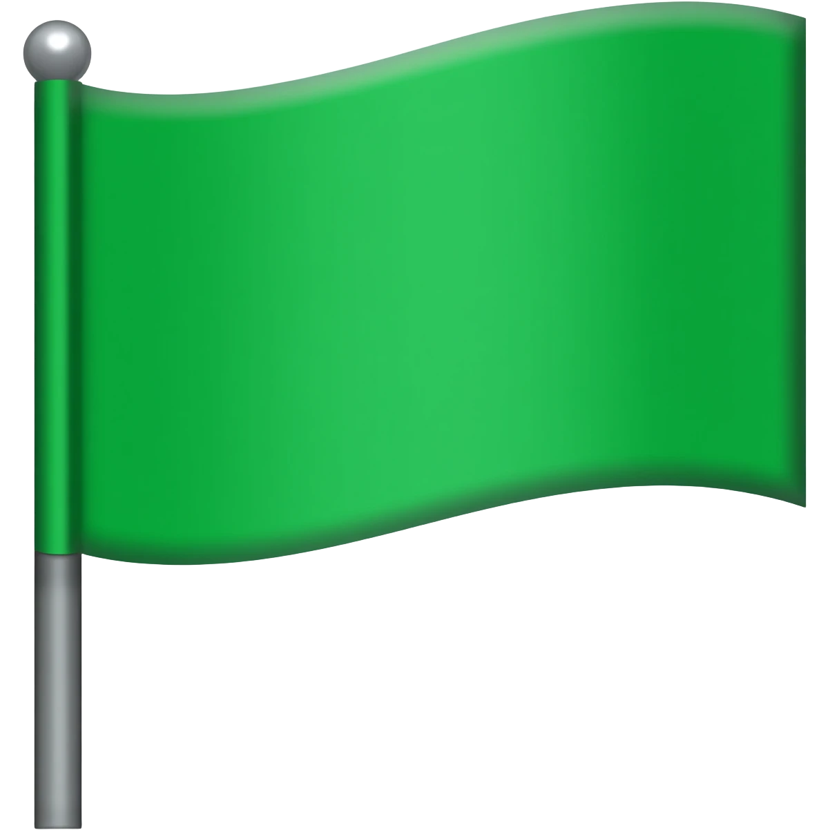 Green flag emoji emoji