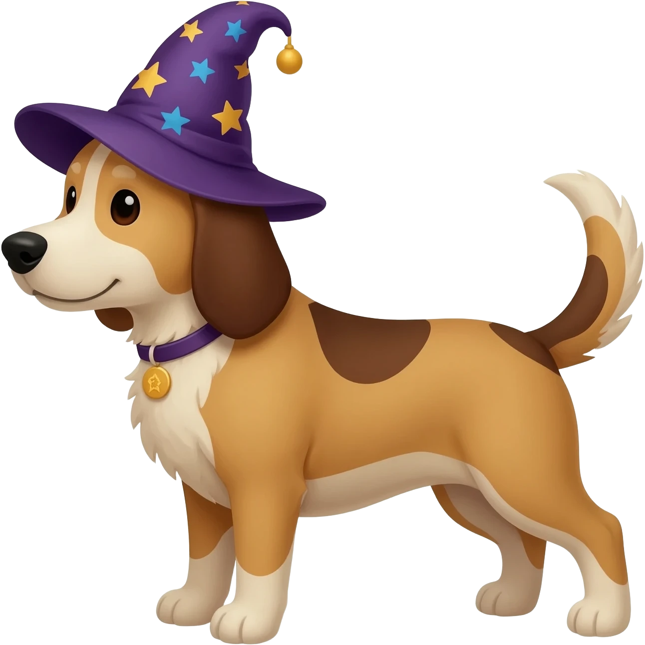 Dog wizard emoji