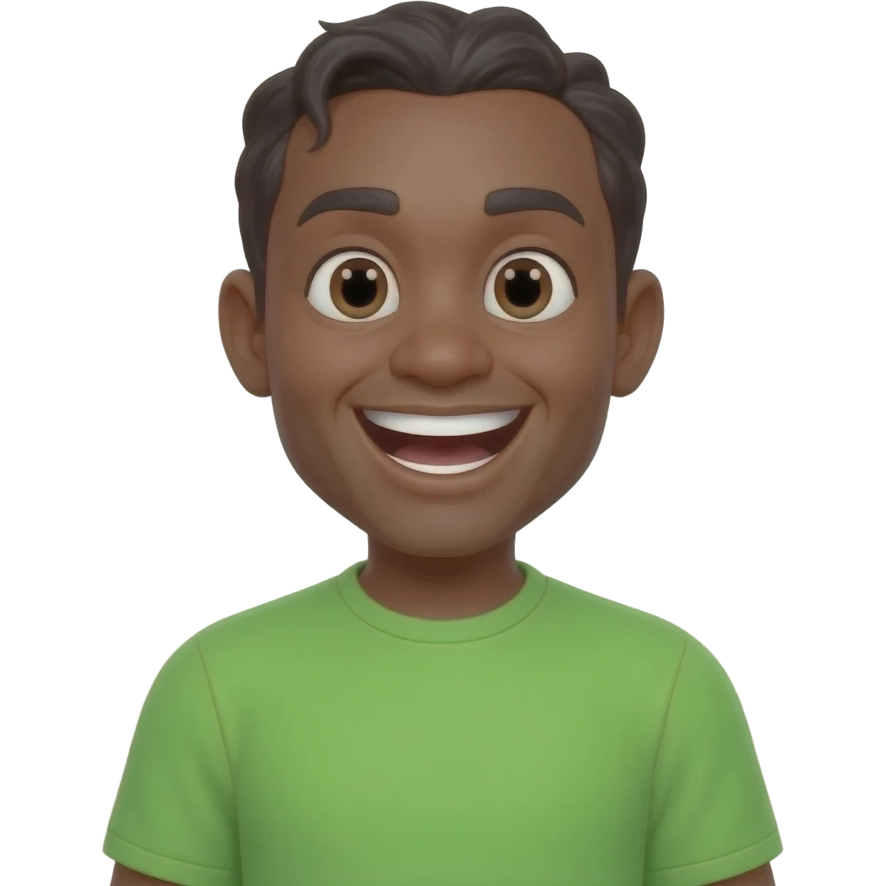 green belly laugh emoji