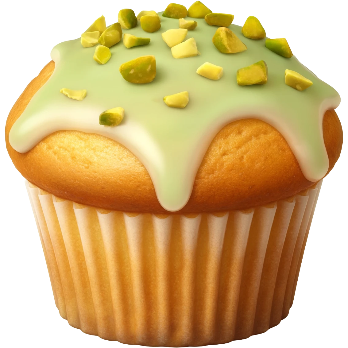 Muffins with pistachio emoji