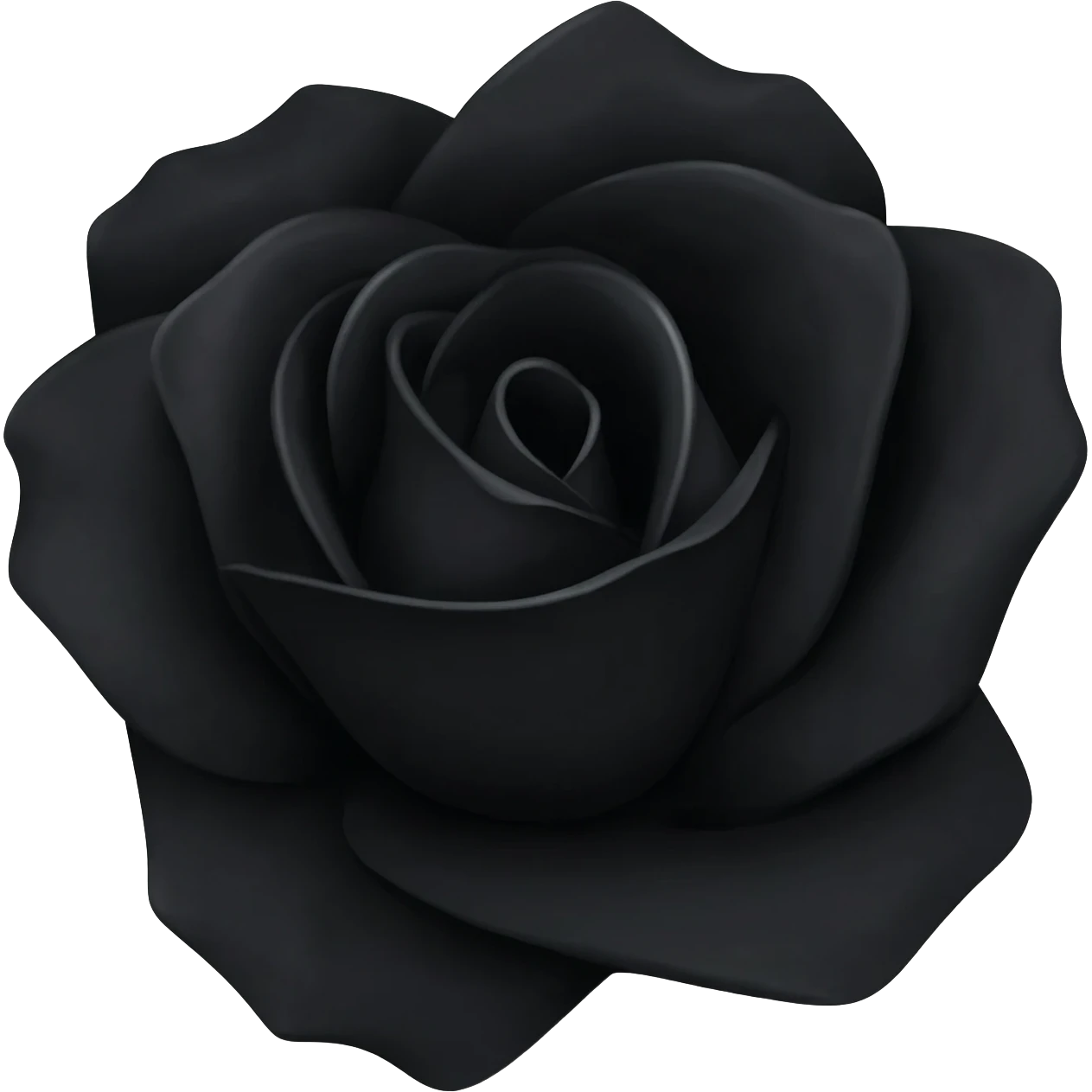 Black rose emoji