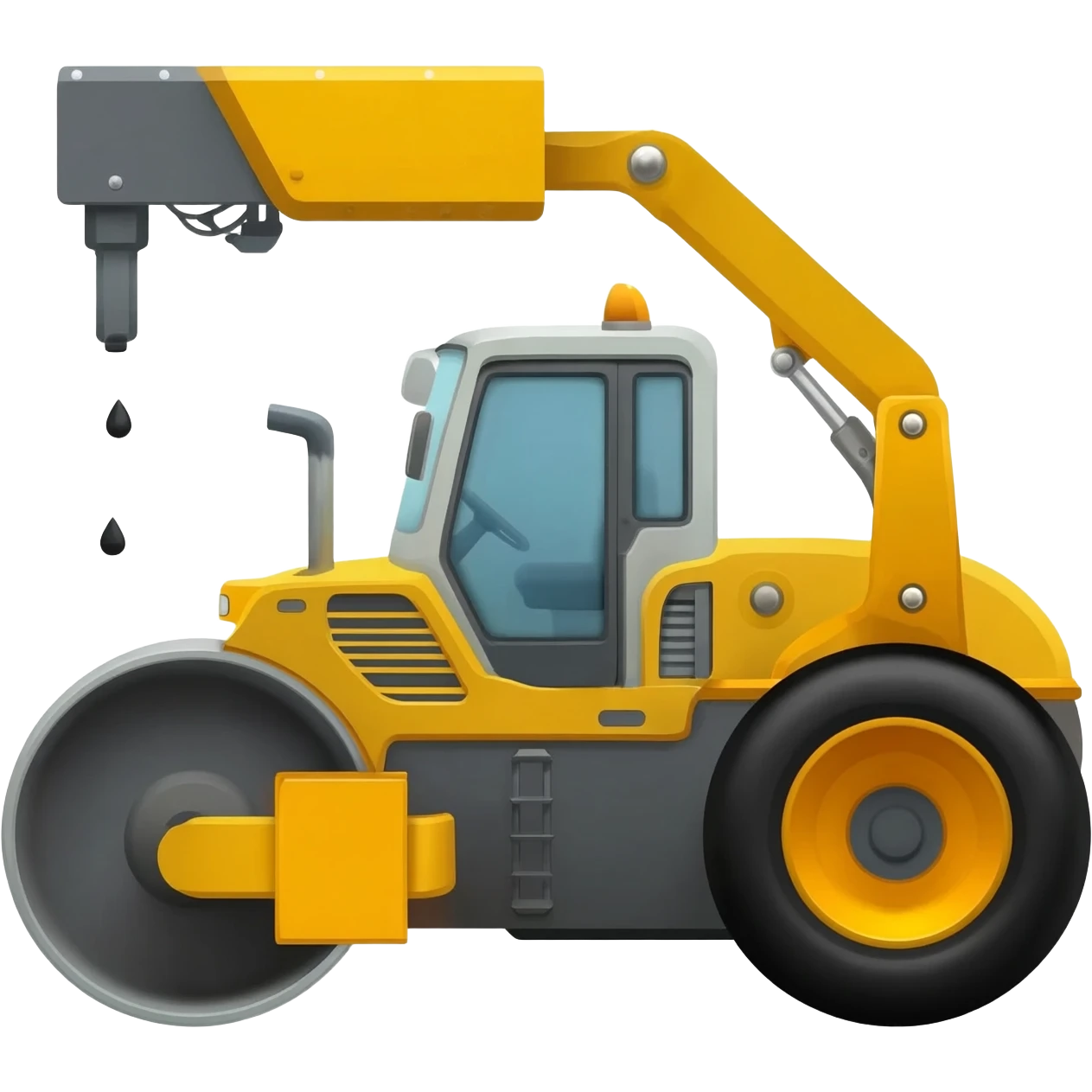 Leeboy road asphalt paver emoji