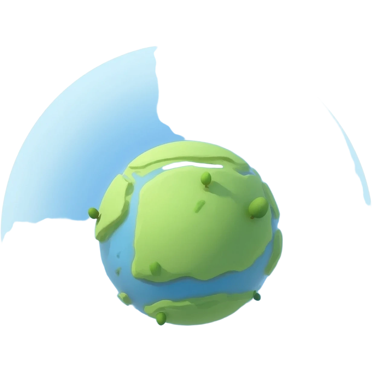 this last image is very nice, but please reproduce it with a slightly smaller planet and much wider rings around the planet emoji