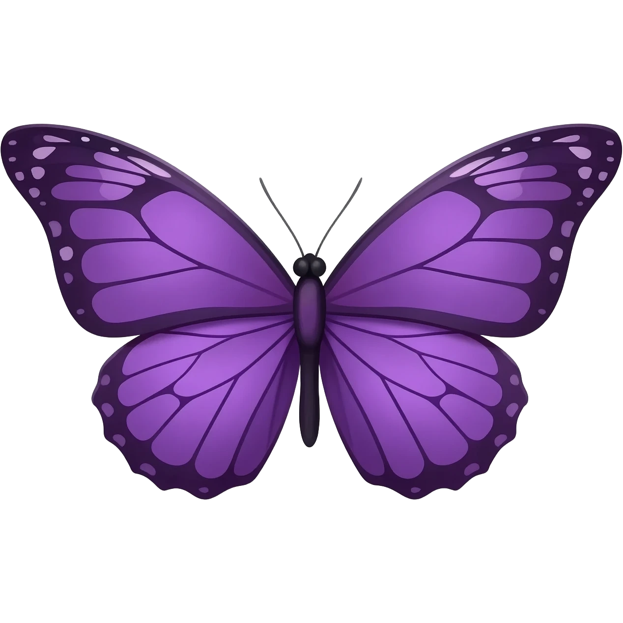 Emoji mariposa morada emoji