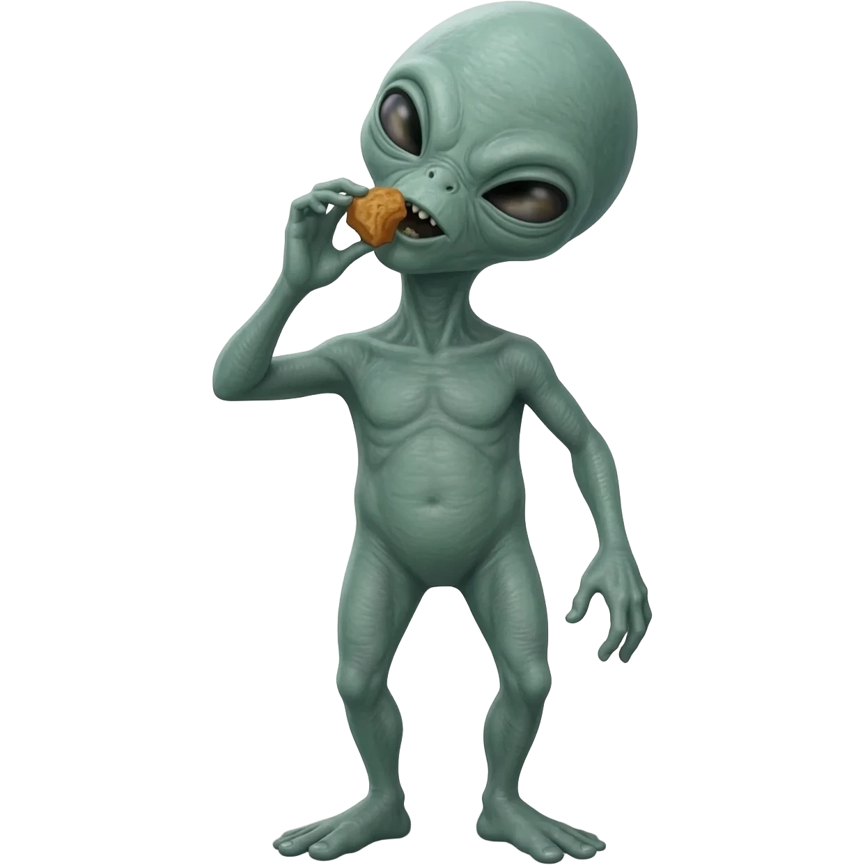 E.T. eating something emoji