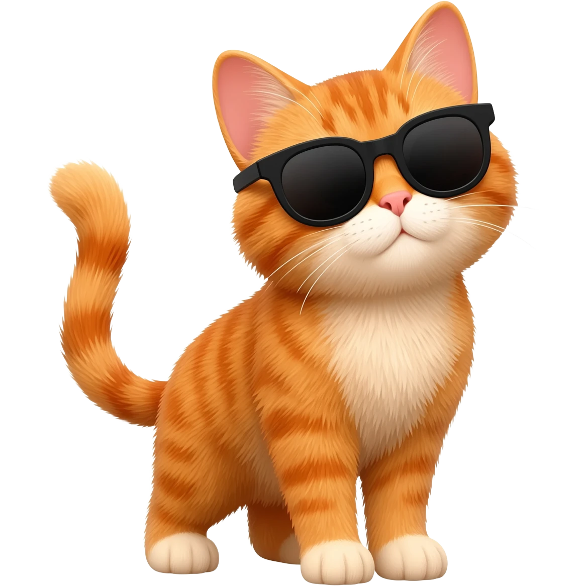 Cat wearing sunglasses emoji