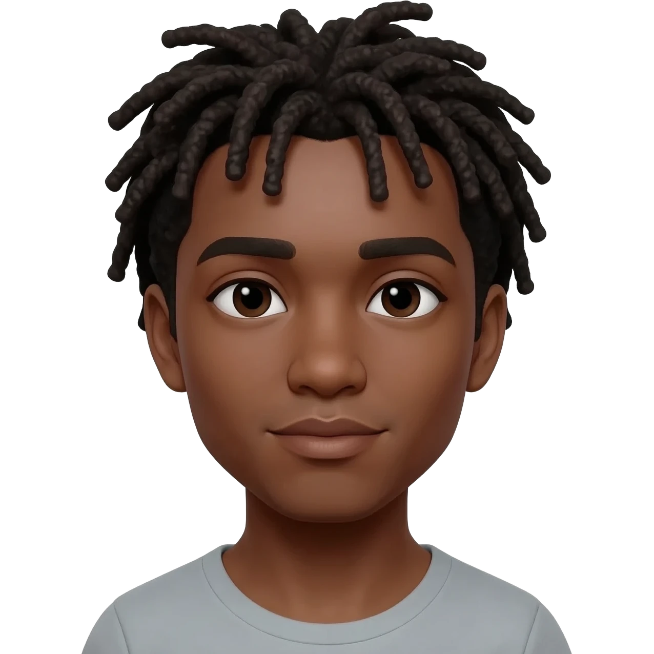 adicione dreadlocks curto emoji