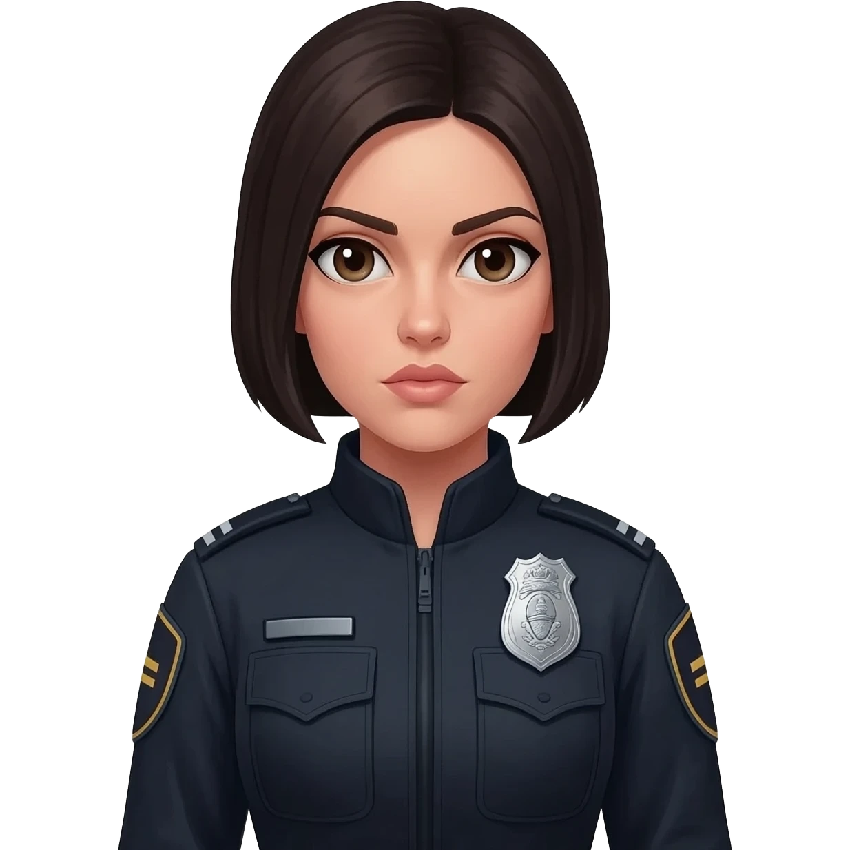 female secret police emoji