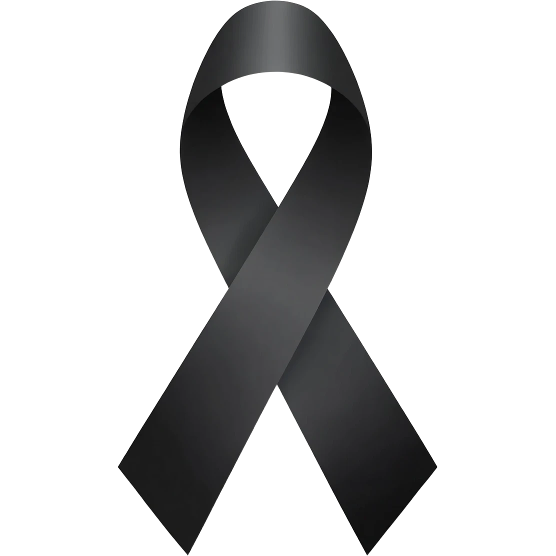 Listón de luto emoji