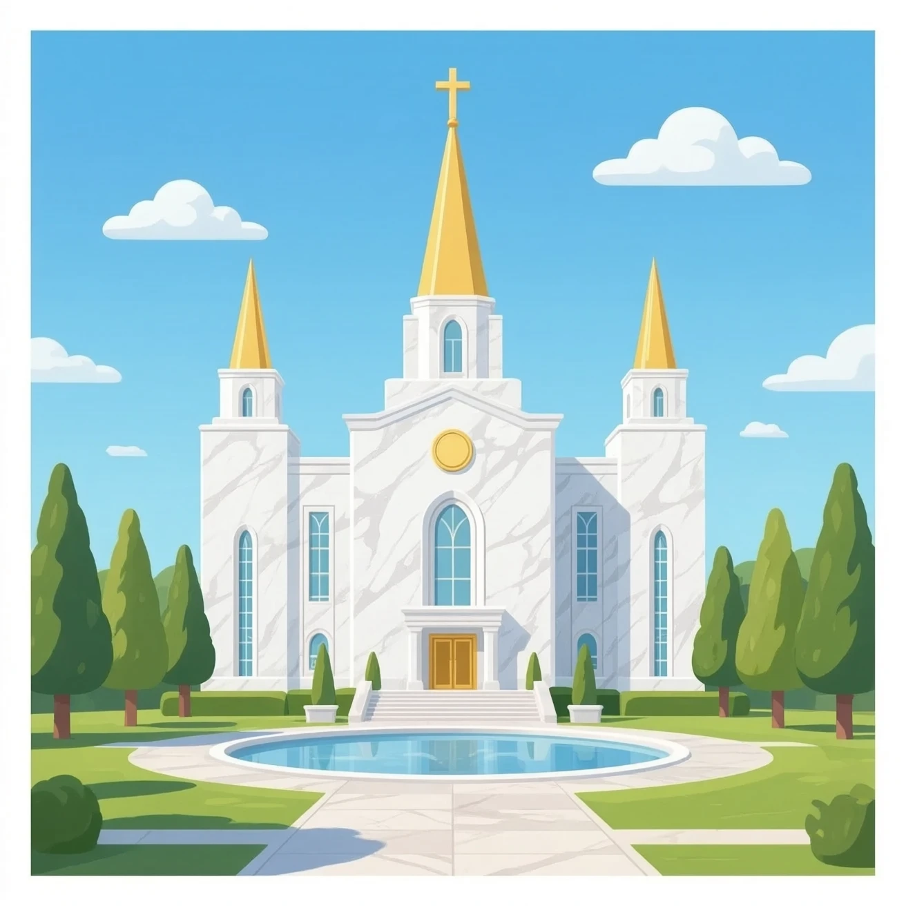 LDS temple emoji
