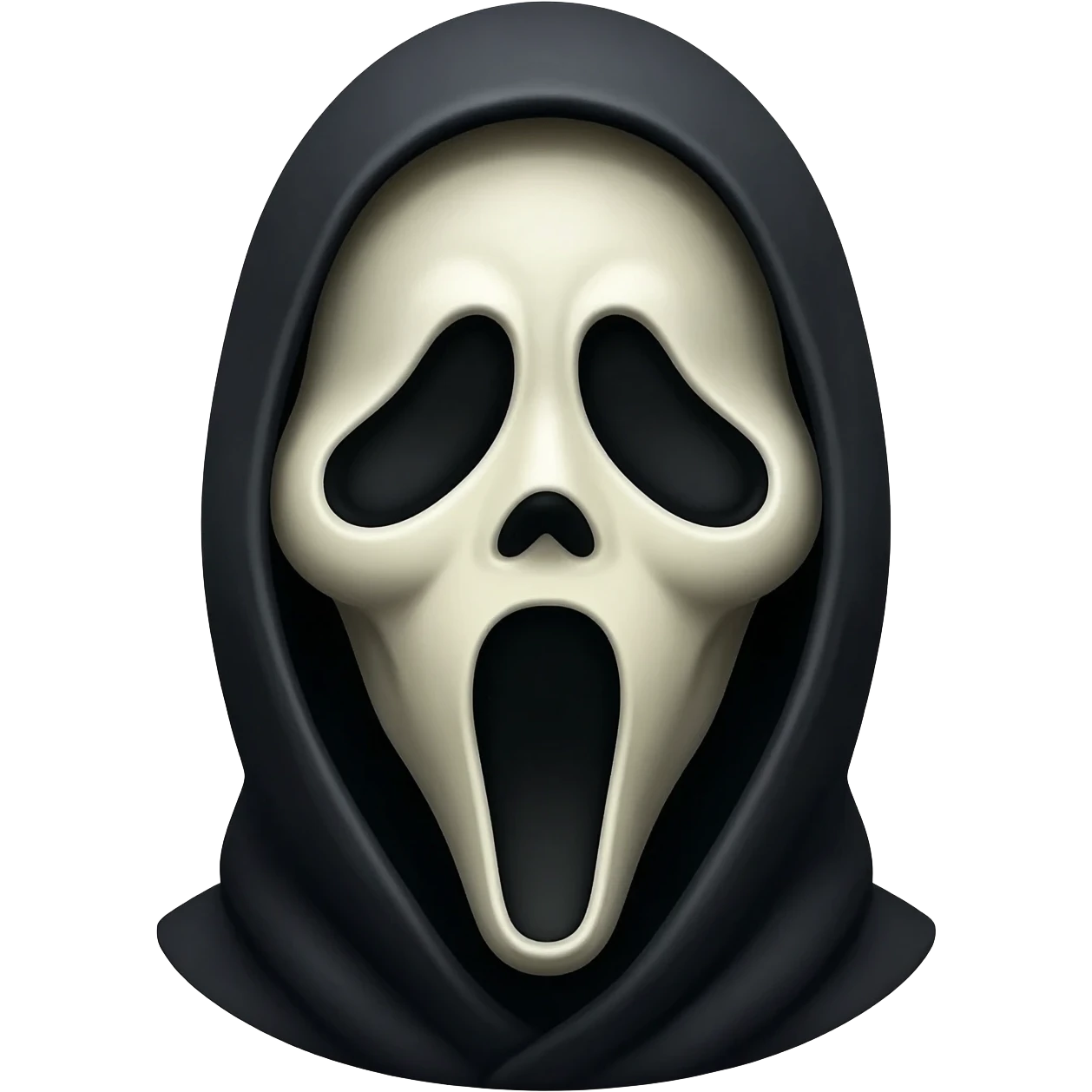 Ghostface scream emoji
